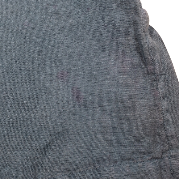 Allen Allen Linen Button Down Long Blouse Size XL - Picture 12 of 12